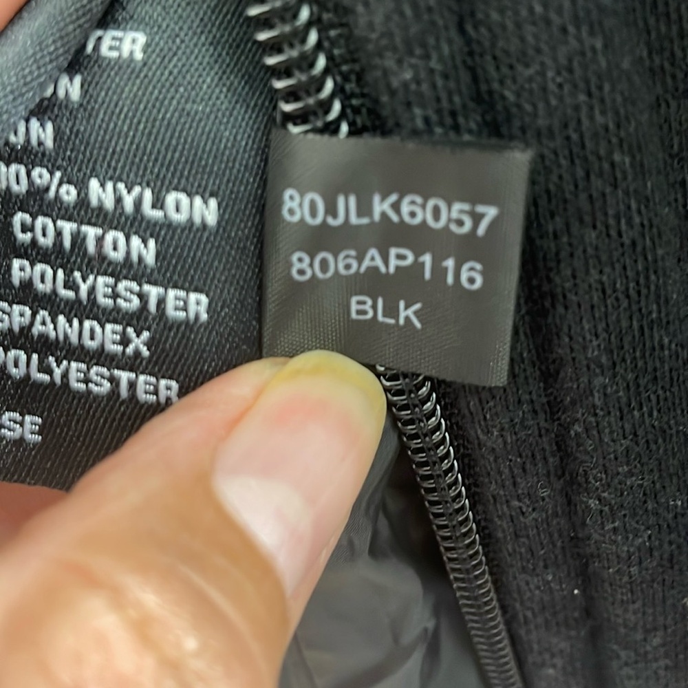 Black Rivet Polyester Jacket - Picture 7 of 8
